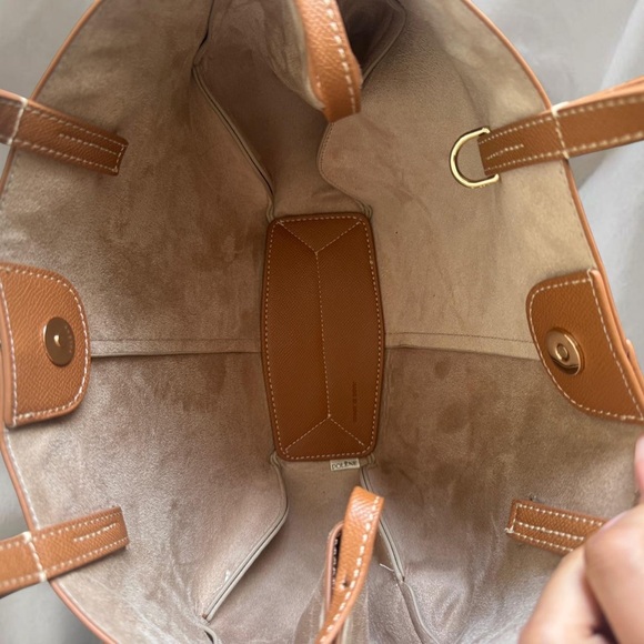 Polene Caramel Leather Tote - Picture 3 of 3